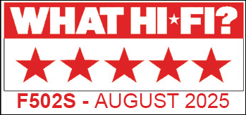 F502S What Hifi 5 Stars